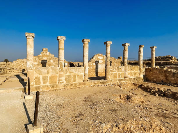 istock Ancient columns at Archaeological Park, Kato Paphos, Cyprus 1399007443