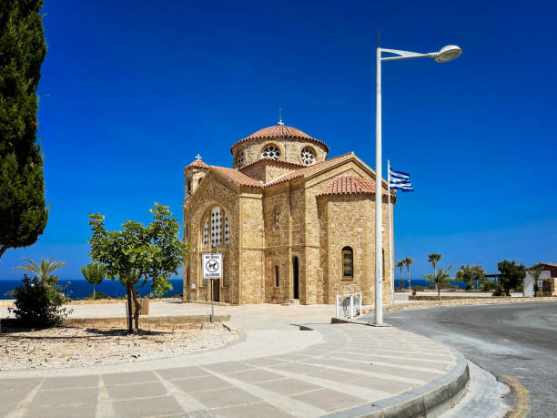 Agios Georgios (Saint George) church in Peyia village, Cyprus. Built by the end of 13th century.