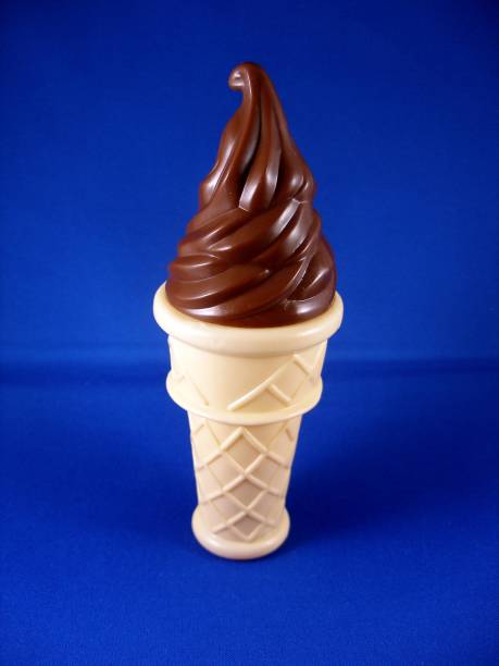 Cone de Chocolate - fotografia de stock