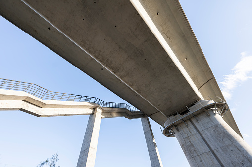 High speed rail under construction