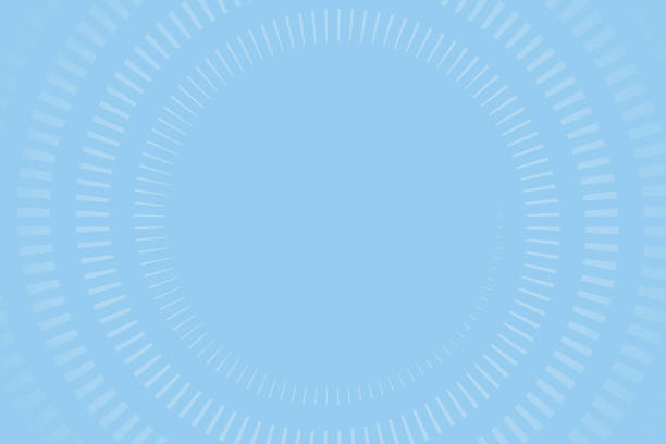 Spiral concentric pattern Vector line art of Spiral concentric pattern light blue background stock illustrations