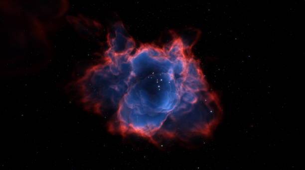 istock Cosmic nebula in space among stars and galaxies. Gas dust clouds nebula in outer space. Birth and expansion of universe. Formation of stars and planets from the nebula. 3d render 1399012870