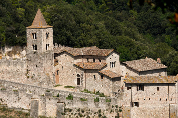 Narni, Abbey of San Cassiano, Terni Umbria stock photo