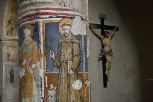 Narni, Church of San Francesco, Umbria, Italy stock photo