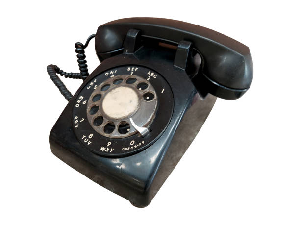 istock old antique phone on white background 1399015543