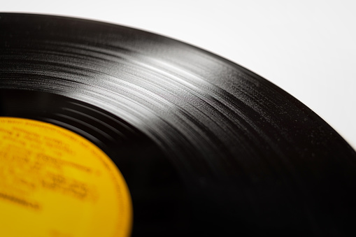 yellow labeled old record