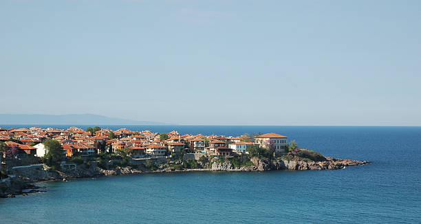 Old Town Sozopol stock photo