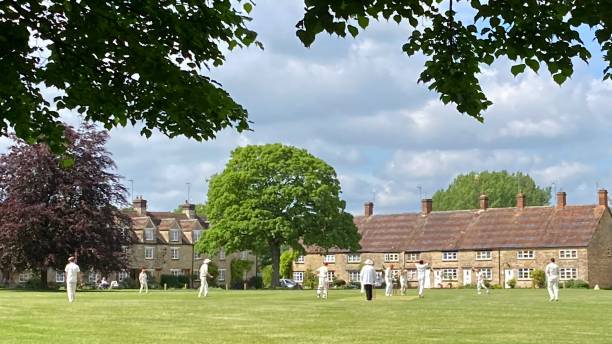 istock The Village Cricket Match 1399020542