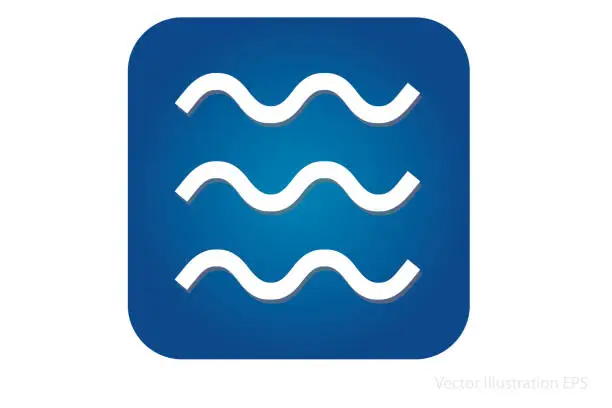 Vector illustration of icon for water renewable energy