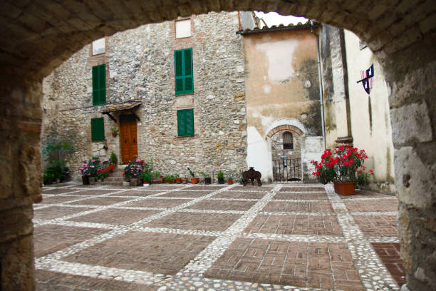 San Gemini, antico borgo medievale. Terni, Umbria. Italia stock photo