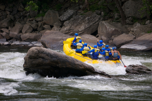 Whitewater Rating With Copy Space