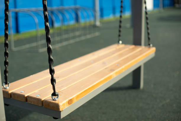 Swing is in details. Playground. Place to relax. Swing.