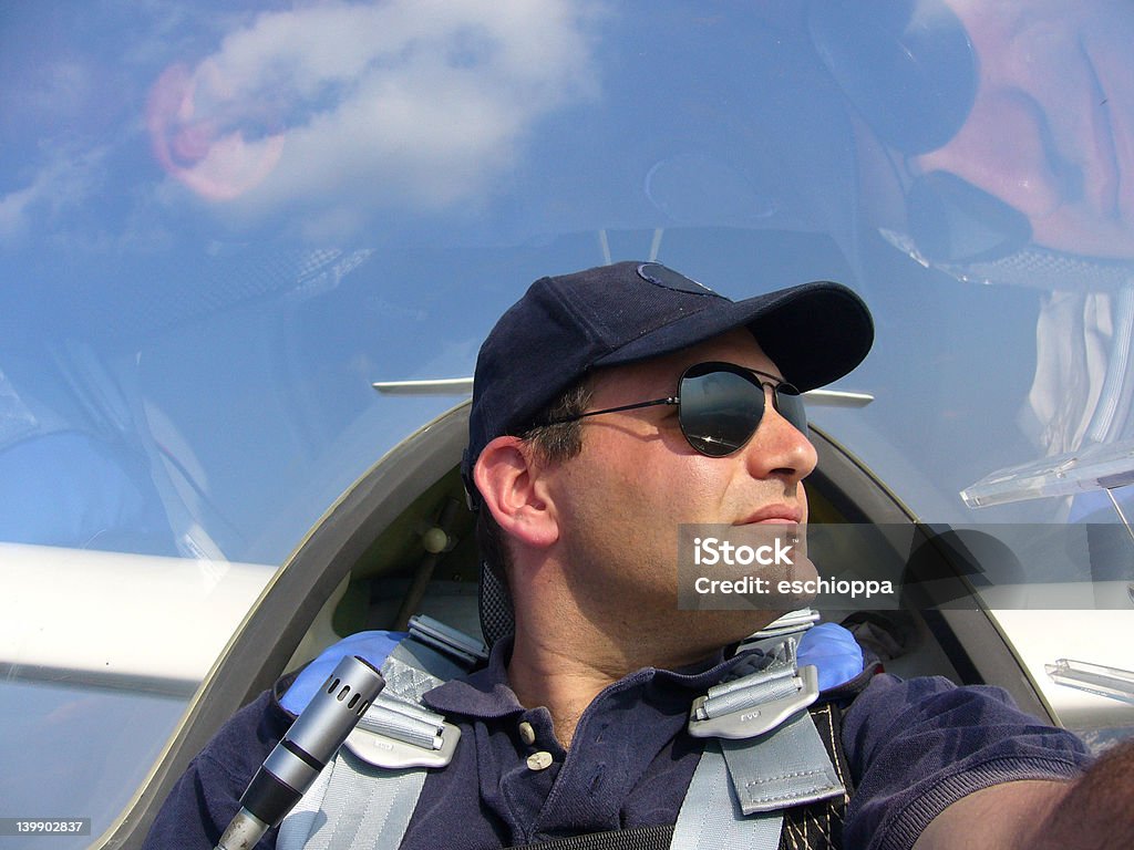Aliante pilota 01 - Foto stock royalty-free di Aliante
