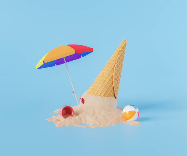istock sand ice cream with beach toys 1399029146