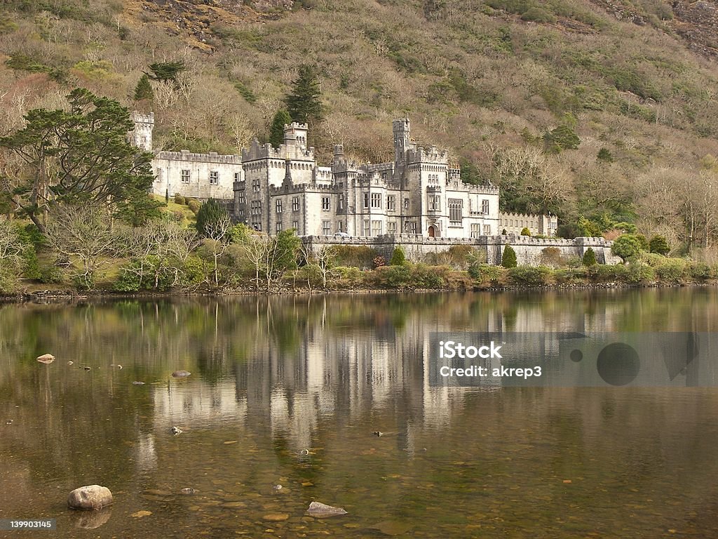 Abadia de Kylemore - Foto de stock de Abadia - Mosteiro royalty-free