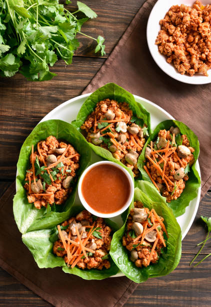 istock Asian minced meat lettuce wraps 1399033616