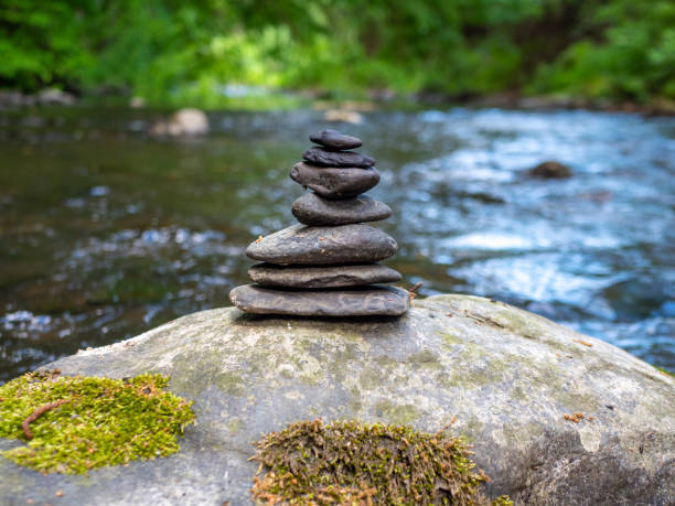 istock Balance stones on a river 1399035003