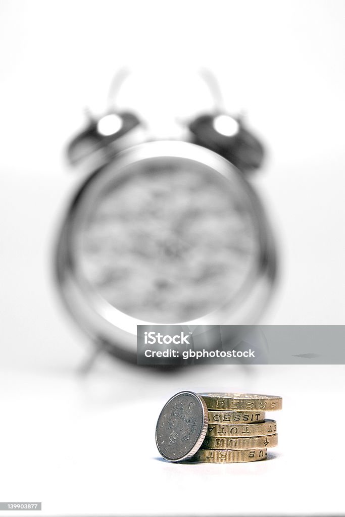 Il tempo è denaro-Mono - Foto stock royalty-free di Salario minimo