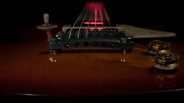 istock Close up of an electric guitar. Sunburst 1399041706