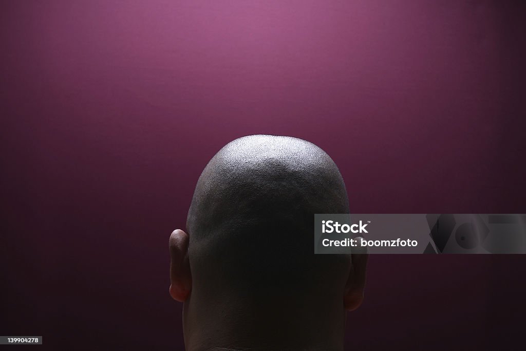 Cabeça Humana-homem - Royalty-free Careca Foto de stock