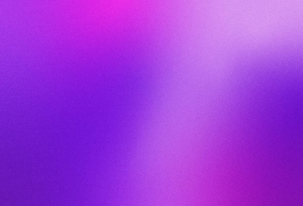 明るい紫色のざらつきのあるグラデーションテクスチャの背景 - purple ストックフォトと画像