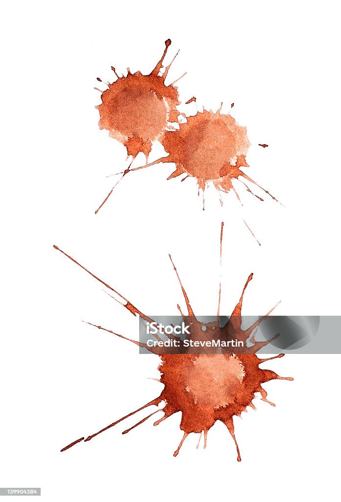 Tinta splats - Foto de stock de Abstrato royalty-free