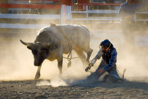 Bullriding-Rodeo-Action