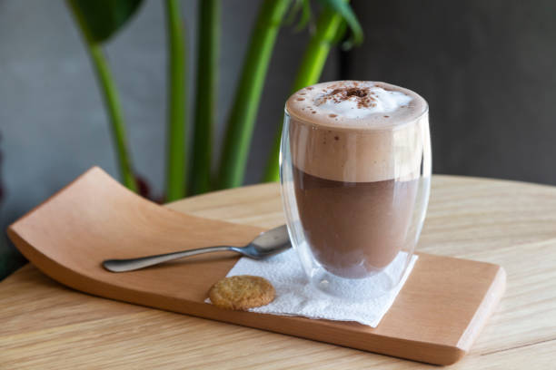 istock drink with coffee and milk on a table in coffee shop 1399047967