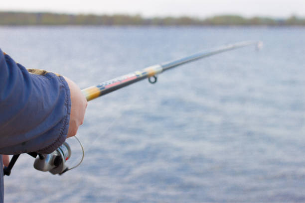 istock Fishing on a lake or river. 1399057359