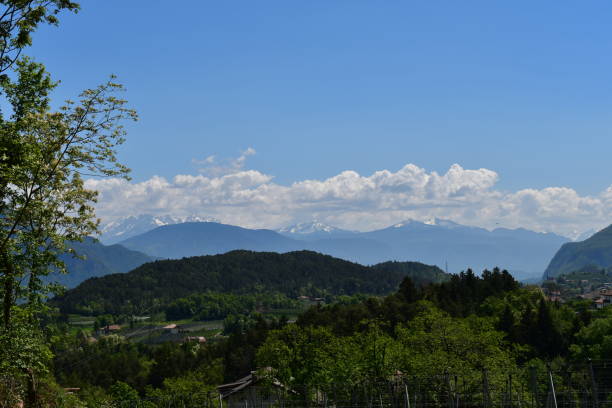 istock Beautiful landscape in Southtyrol with mountains behind 1399061255