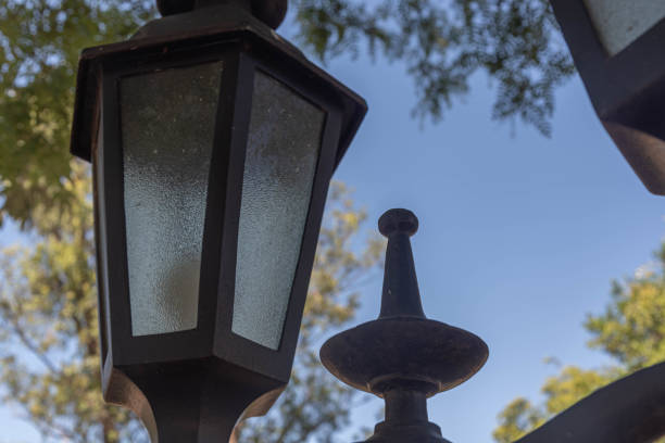 istock Antique open-air street lamp 1399064403