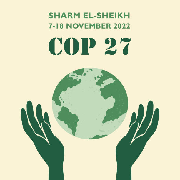 COP 27 in Sharm El-Sheikh, Egypt. United nations climate change conference. 7-18 november 2022 will be international climate summit. Flat vector modern banner COP 27 in Sharm El-Sheikh, Egypt. United nations climate change conference. 7-18 november 2022 will be international climate summit. Flat vector modern banner. number 27 stock illustrations