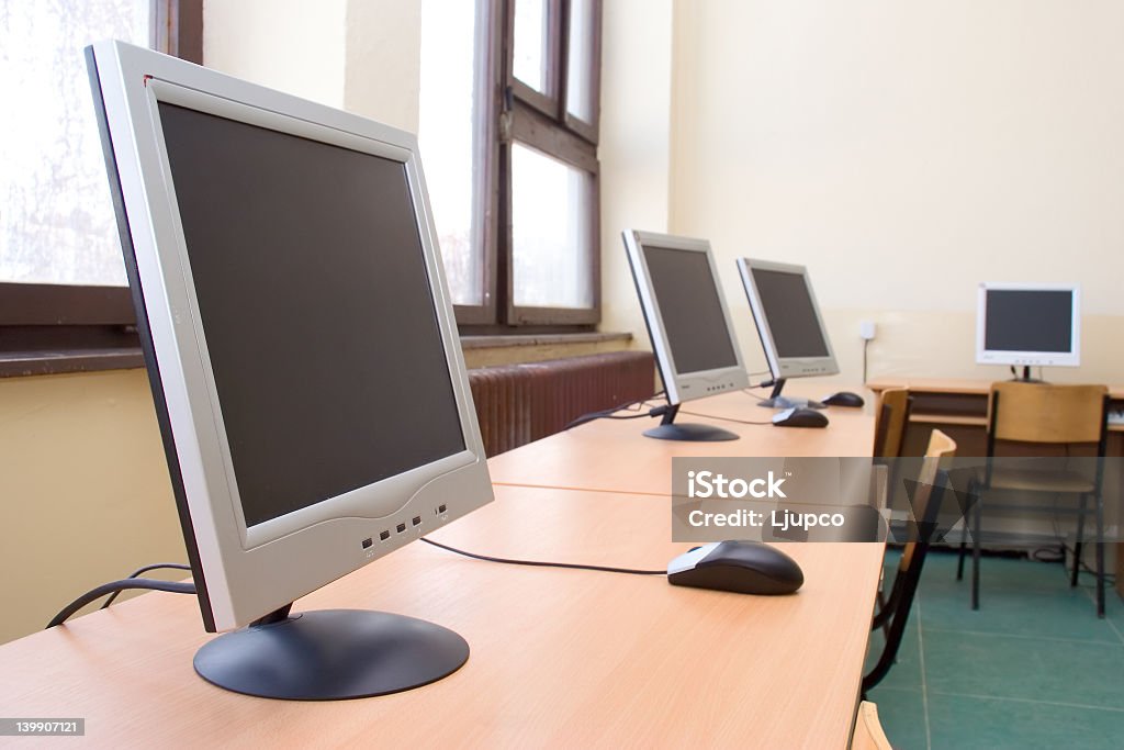 Sala de Computador - Royalty-free Ciber Café Foto de stock