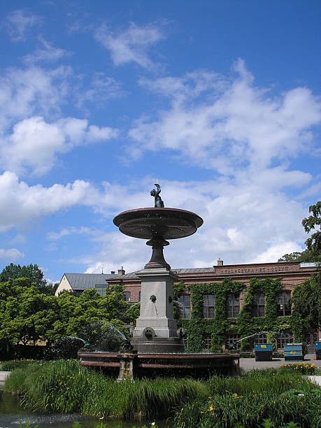 old fountain stock photo