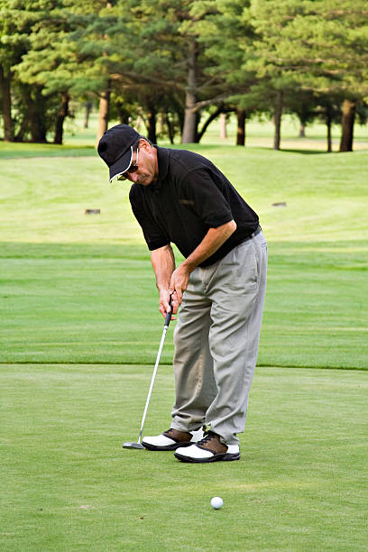 Putting Green stock photo