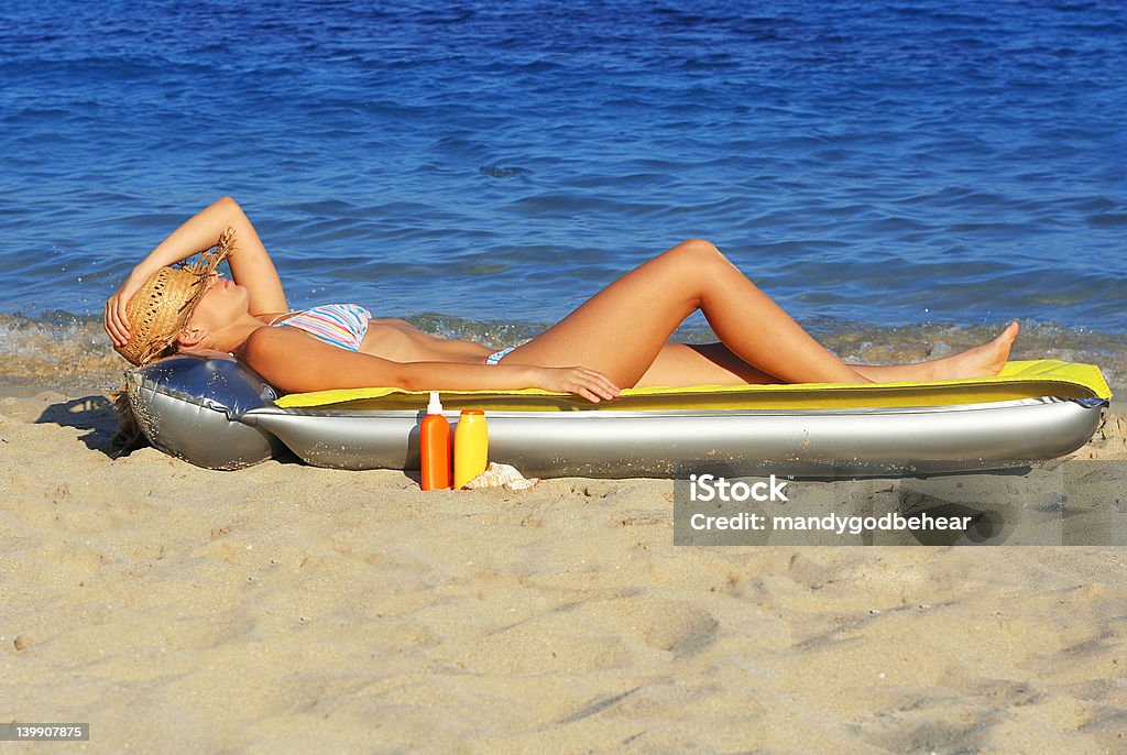 - Sonnenschutz - Lizenzfrei Badebekleidung Stock-Foto