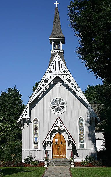 Pretty Church stock photo