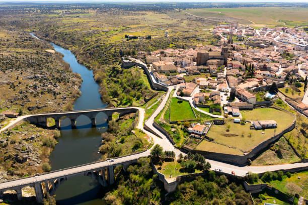 istock View from drone of Ledesma town, Spain 1399085905