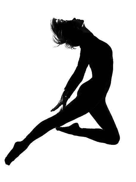 istock woman modern ballet dancer dancing jumping 139908888
