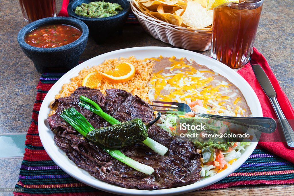 Filete de falda, estilo mexicano - Foto de stock de A la Parrilla libre de derechos