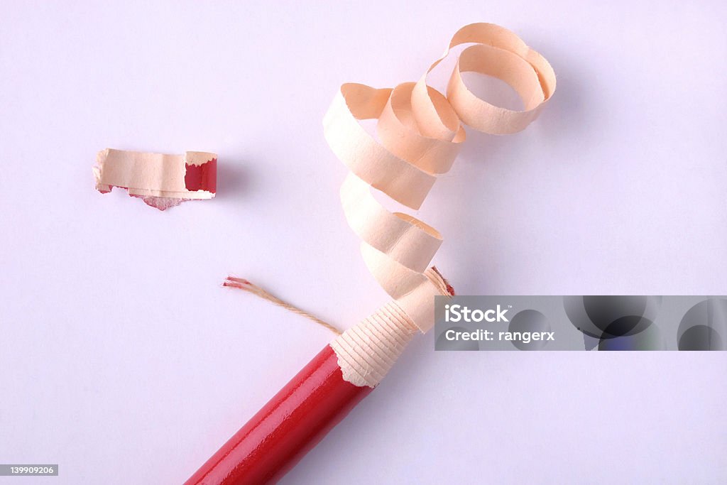 Peelable marcador lápis (fundo branco - Foto de stock de Afiado royalty-free