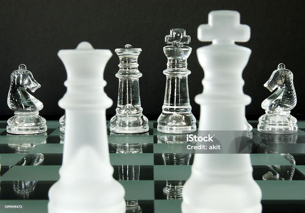 Cavaleiros xadrez cama King-size, camas Queen-size - Foto de stock de Adulto royalty-free