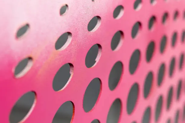 Photo of pink wall holes