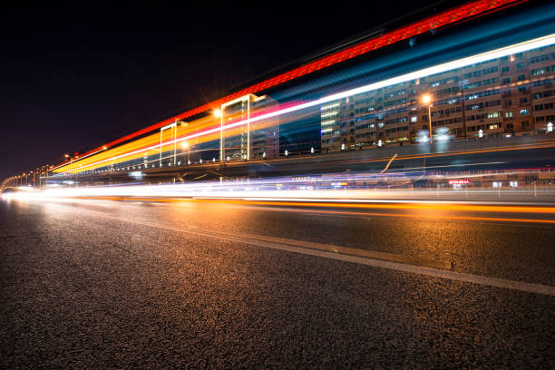 istock Urban highway traffic at night 1399096158