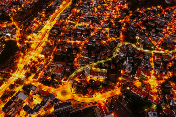 istock Busy traffic in night city 1399097371