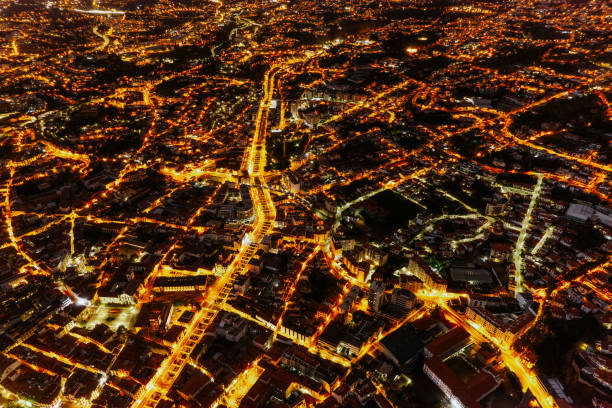 istock Scenery of night city lights 1399097373