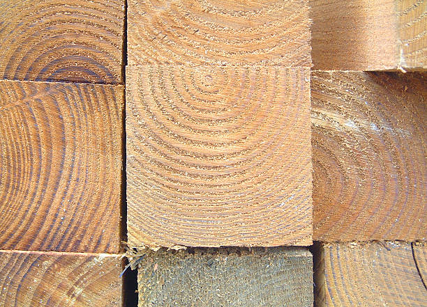 de madeira extremidades - treated wood imagens e fotografias de stock