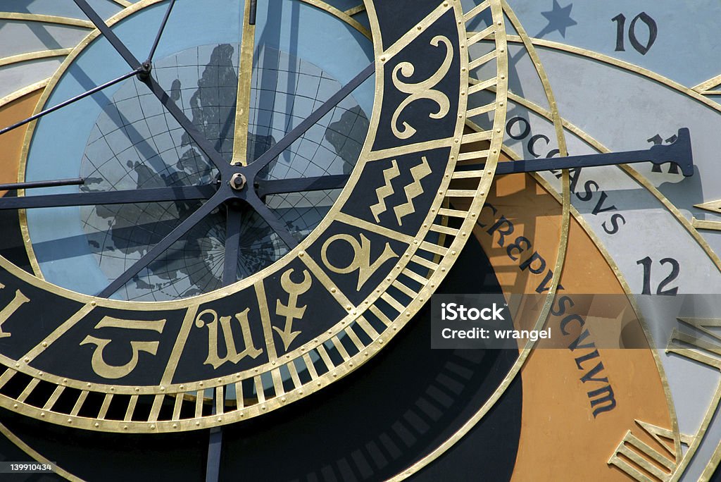 Reloj astronómico de praga - Foto de stock de Adivinación libre de derechos