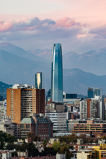 Cityscape of Santiago, Región Metropolitana, Chile