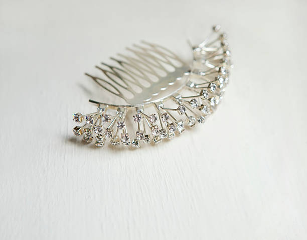 bridal hair accessory bridal hair accessory Combing stock pictures, royalty-free photos & images